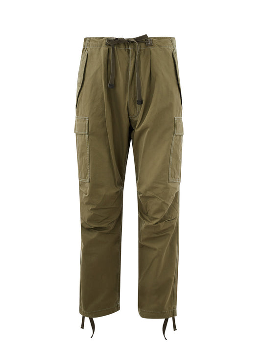 Tom Ford Elegant Green Cargo Trousers - Relaxed Fit