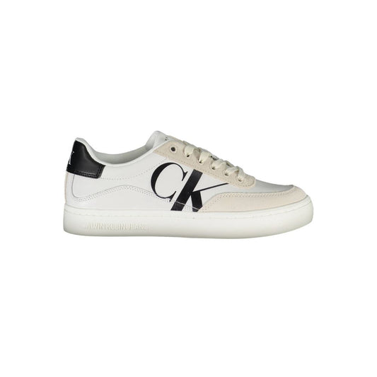 Calvin Klein Eco-Chic White Sneaker with Contrast Details