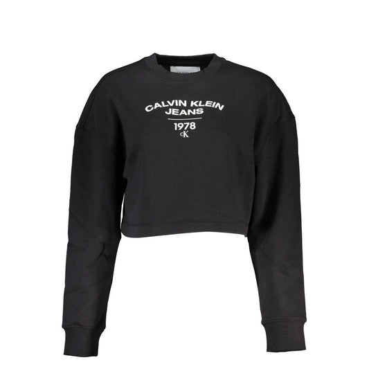Calvin Klein Chic Black Long Sleeve Crew Neck Sweatshirt