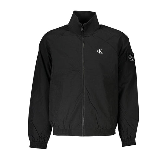 Calvin Klein Elegant Black Polyamide Sports Jacket