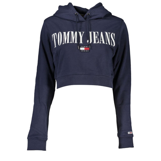 Tommy Hilfiger Chic Blue Hooded SweatShirt with Embroidery
