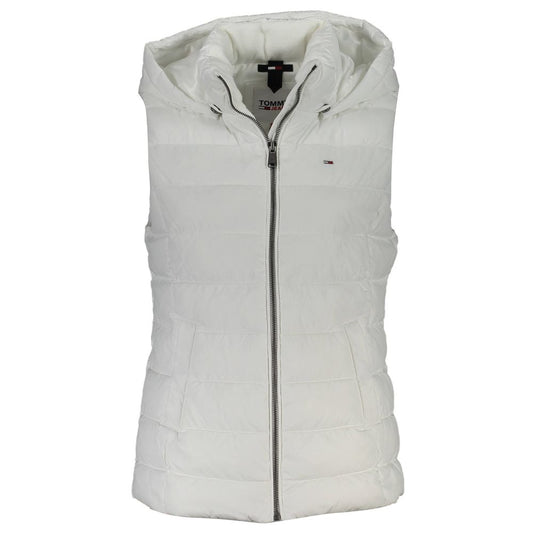 Tommy Hilfiger Chic Sleeveless Jacket with Removable Hood