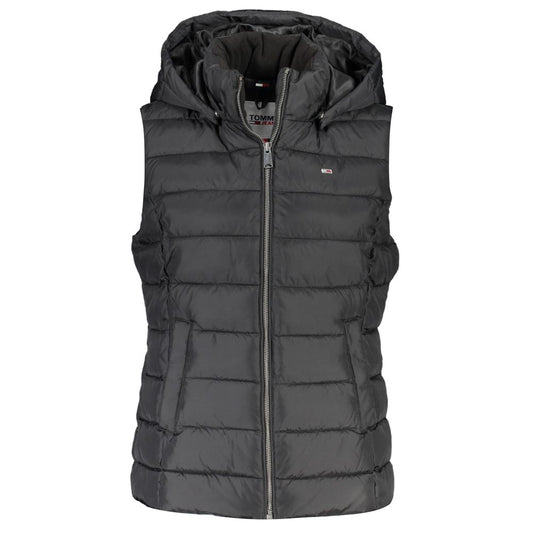 Tommy Hilfiger Elevated Sleeveless Hooded Jacket in Black