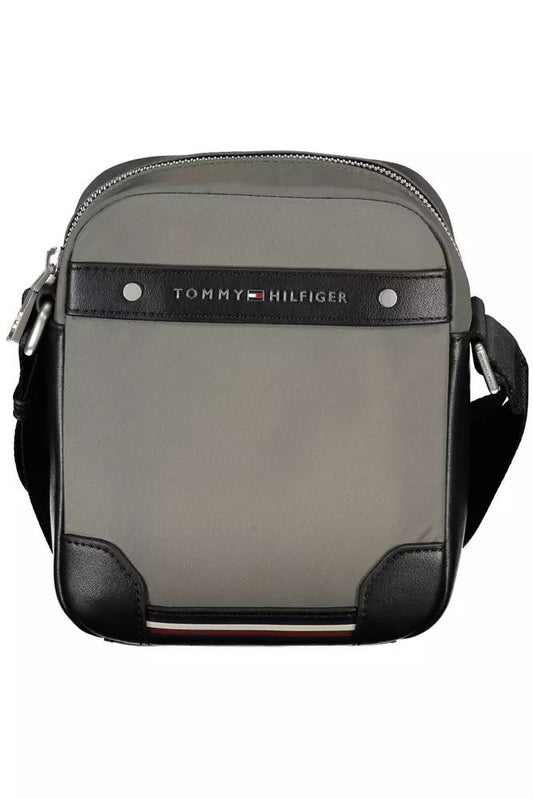 Tommy Hilfiger Green Contrasting Detail Shoulder Bag