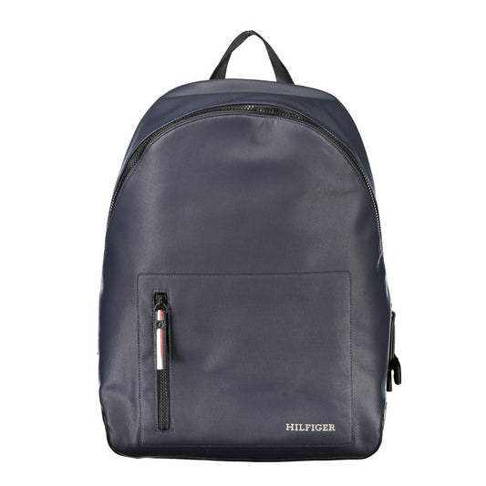 Tommy Hilfiger Chic Urban Blue Backpack with Laptop Holder