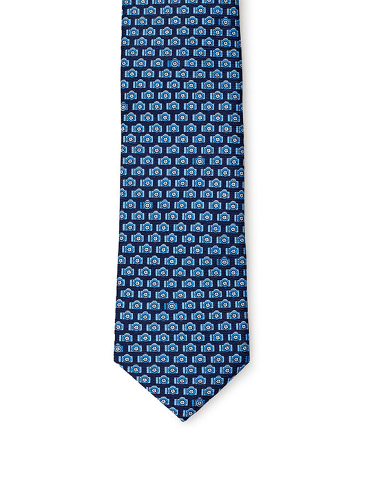 Ermenegildo Zegna Elegant Blue Silk Men's Tie