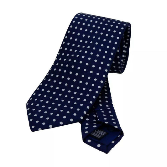 Ermenegildo Zegna Elegant Silk Italian Tie in Blue